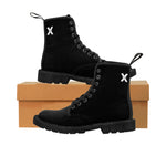 Load image into Gallery viewer, X-Vibe Men&#39;s Canvas Boots (Black/W)
