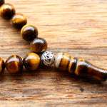 Load image into Gallery viewer, Tiger Eye Stone Prayer Beads
