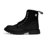 Load image into Gallery viewer, X-Vibe Men&#39;s Canvas Boots (Black/W)
