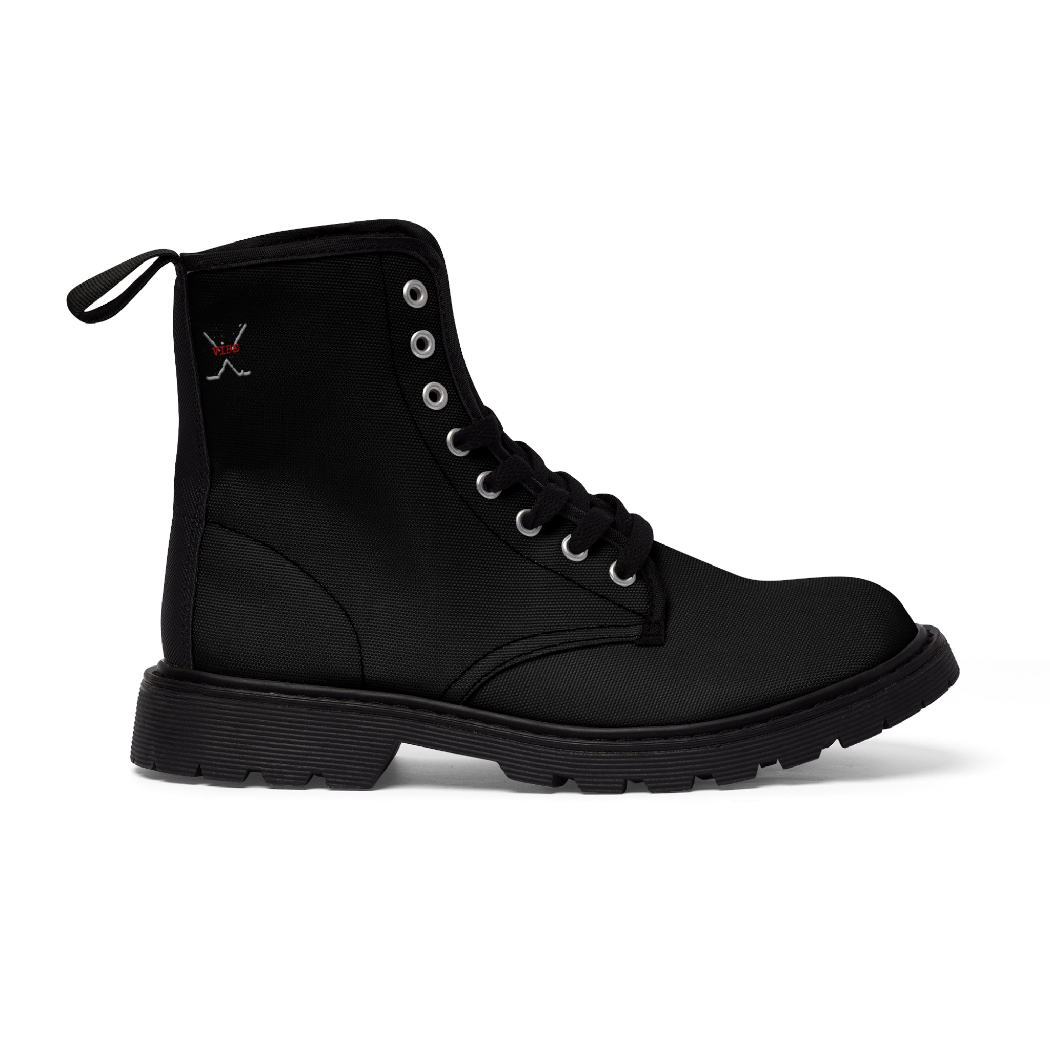 X-Vibe Men's Canvas Boots (Black/B)