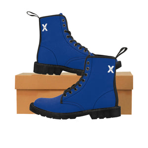 X-Vibe Men's Canvas Boots (Blue/B)