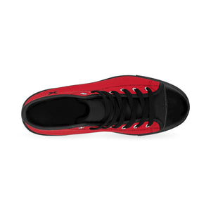 Men's High-top Sneakers (Red/B)