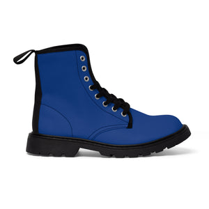 X-Vibe Men's Canvas Boots (Blue/B)