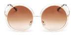 Load image into Gallery viewer, Women&#39;s Oversized Round Sunglasses
