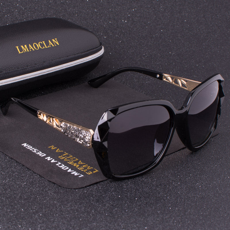 Luxury Square Women's Polycarbonate Sunglasses