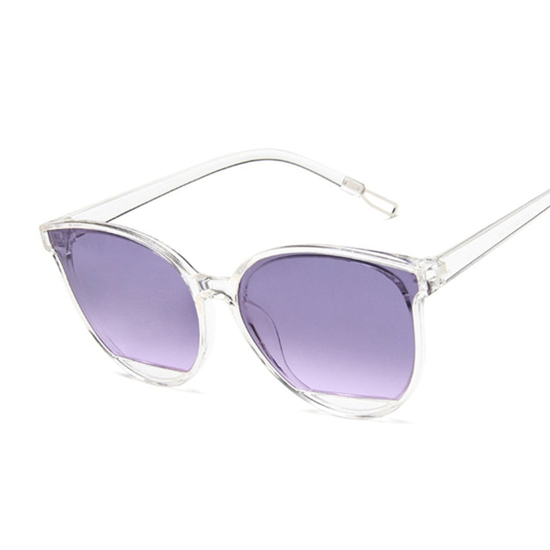Women's Vintage Mirror Metal Sunglasses