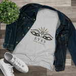 Load image into Gallery viewer, Eyes Wide Inward Women&#39;s Triblend Tee

