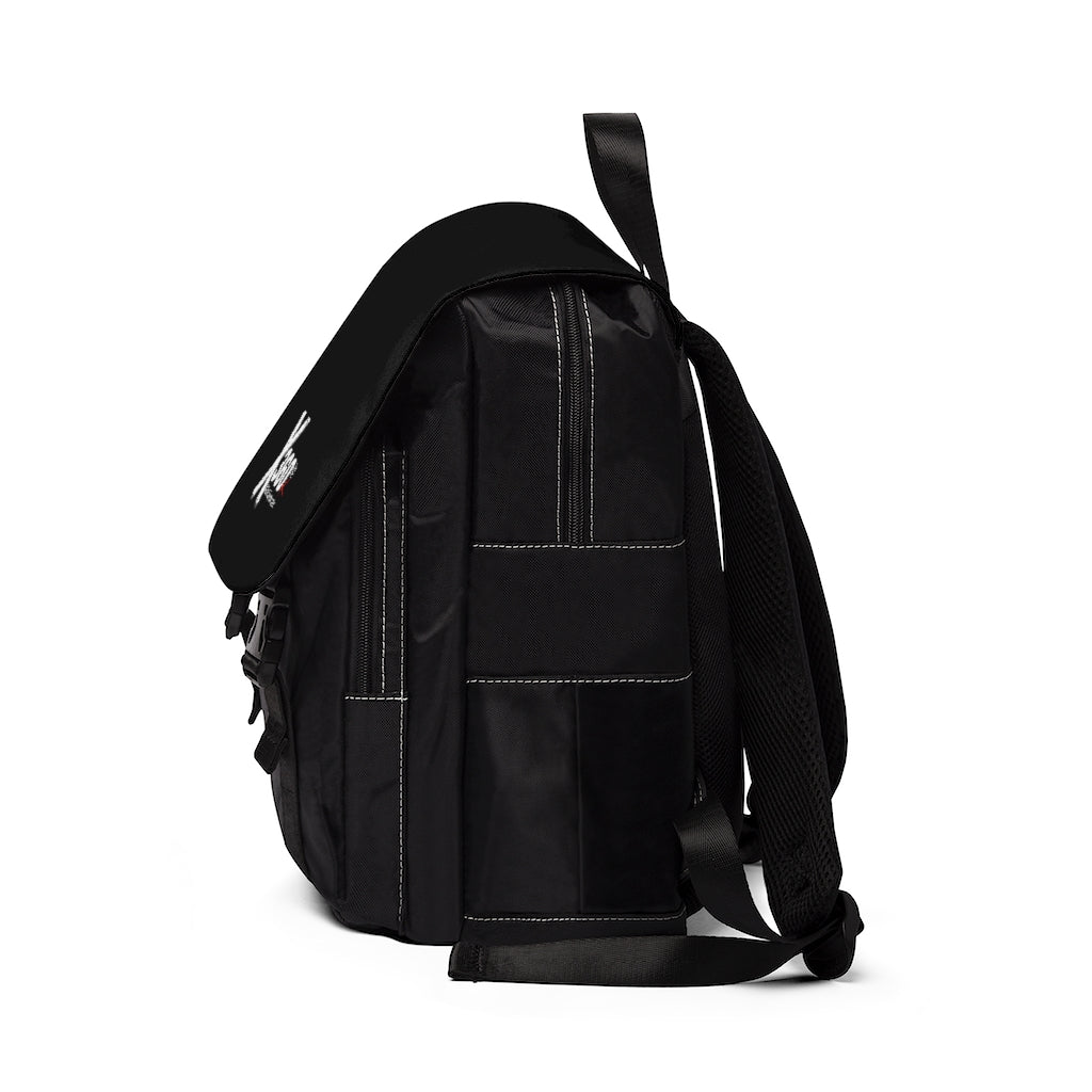 Unisex Shoulder Backpack (Blk Bkgd)