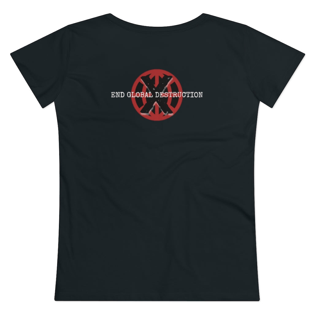 End Global Destruction Organic Women's Lover T-shirt