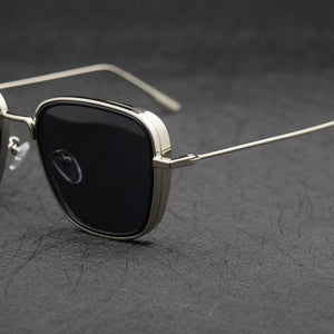 Men's Vintage Metal Frame Sunglasses