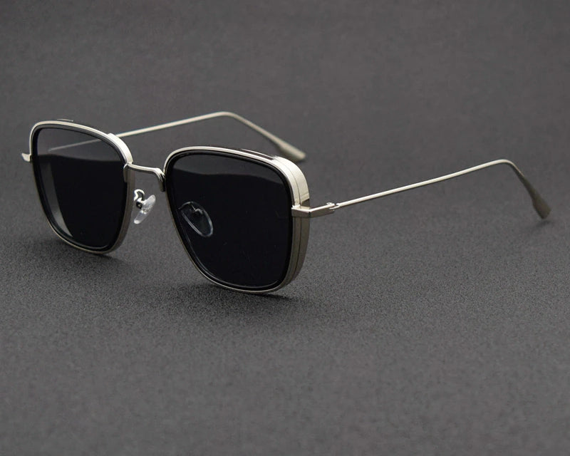 Men's Vintage Metal Frame Sunglasses