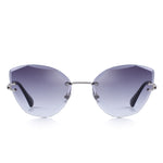 Load image into Gallery viewer, Women&#39;s Crystal Shaped Rimless Sunglasses
