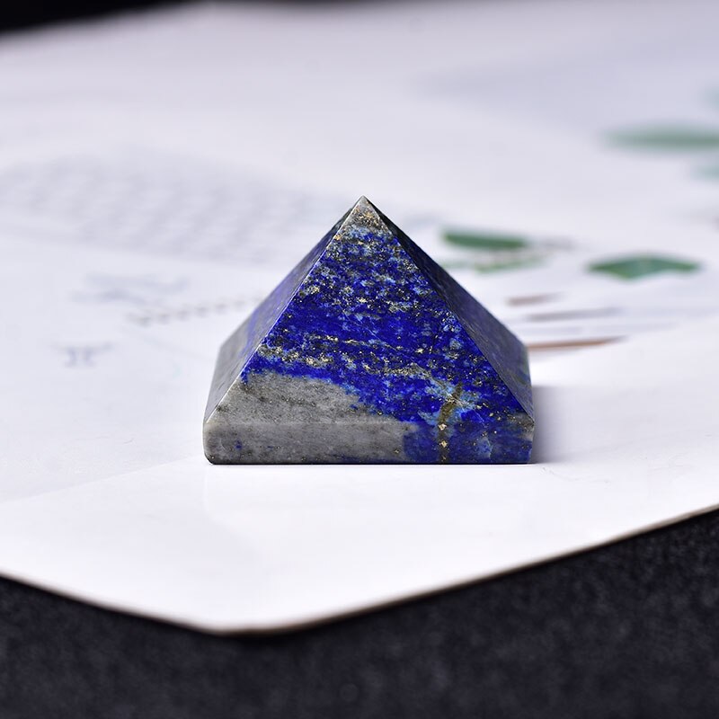 Natural Powder Pyramid Quartz Crystal Stone