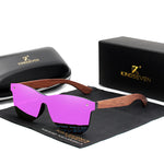 Load image into Gallery viewer, Men&#39;s KINGSEVEN Natural Wooden Sunglasses
