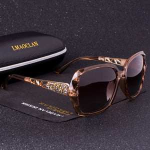 Luxury Square Women's Polycarbonate Sunglasses